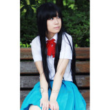K-On! Akiyama Mio Black Cosplay Wig
