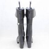 Bungou Stray Dogs Dead Apple Fyodor Dostoyevsky Black Red Cosplay Boots Shoes