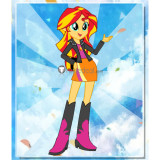 My Little Pony Equestria Girls Sunset Shimmer Pinkie Pie Trixie Lulamoon Styled Cosplay Wig