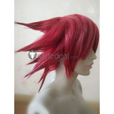 Twin Star Exorcists Sousei no Onmyouji Shimon Ikaruga Kamui Red Purple Cosplay Wig