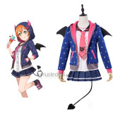 Love Live Little Devil SR Card Umi Nico Nozomi Kotori Honoka Hanayo Eli Rin Koizumi Hoodie Cosplay Costume
