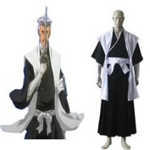 Bleach 1st Division Lieutenant Sasakibe Chojiro Men's Cosplay Costume(FK146)