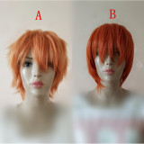 Fairy Tail The Lion Loke Leo Loki Orange Brown Styled Cosplay Wig