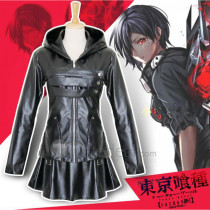 Tokyo Ghoul Touka Kirishima Black Battle Cosplay Costume2