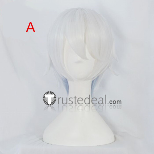 Vocaloid Yanhe White Silver Cosplay Wig