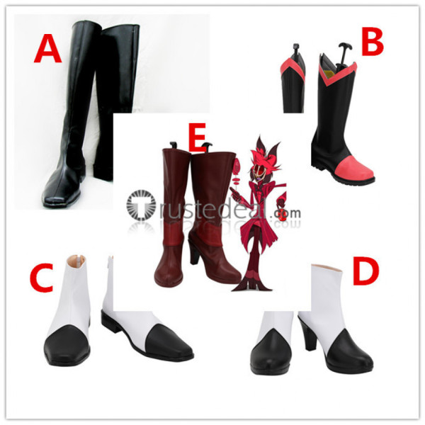Charlie Lucifer Alastor Cosplay Shoes Boots