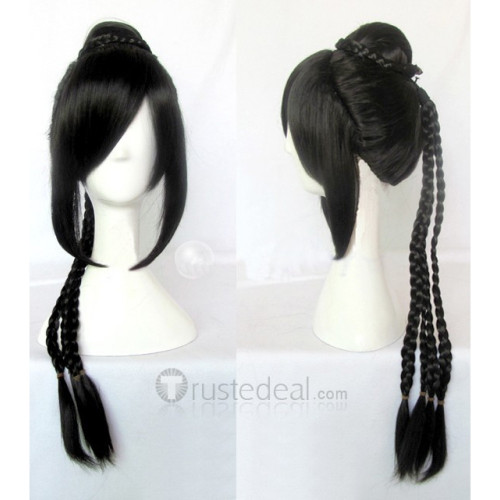 Final Fantasy X 10 LuLu Black Cosplay Wig
