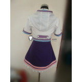 Hyperdimension Neptunia Planeptune Neptune White Purple Cosplay Costume
