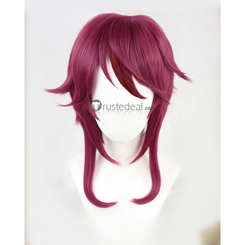 Genshin Impact Rosaria Beidou Wine Brown Cosplay Wigs