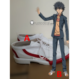 Toaru Majutsu no Index A Certain Magical Index Kamijou Touma Cosplay Shoes Boots