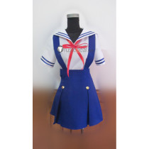 Clannad Nagisa Furukawa and Kyou and Ryou Summer Uniform Cosplay Costume