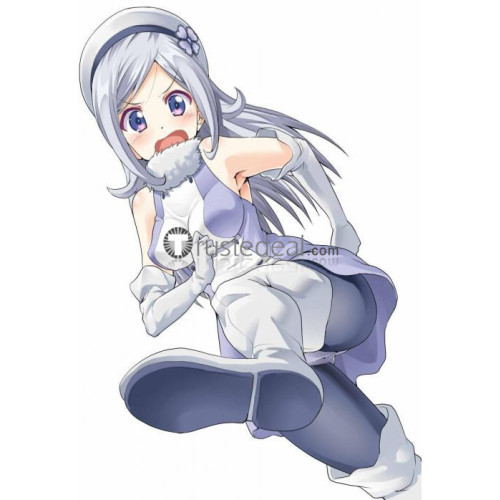 Gundam Build Fghters Aila Jyrkiainen White Cosplay Shoes Boots