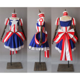 The Avengers Mr. Marvel Captain America Genderbend Female Cosplay Costume