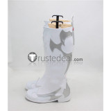 Final Fantasy XIV Alphinaud Leveilleur White Cosplay Shoes Boots