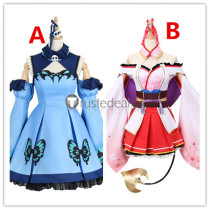 Vtuber Uruha Rushia Suou Patra Cosplay Costumes