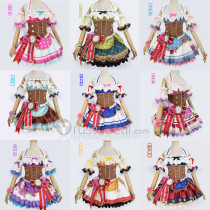 Love Live! Sunshine Aqours Valentine's Day Yoshiko Ruby Kurosawa Hanamaru Kunikida Mari Ohara Maid Cosplay Costume