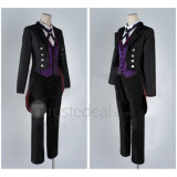 Kuroshitsuji Book of Circus Black Sebastian Michaelis Cosplay Costume