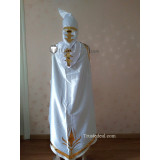 League of Legends LOL Freljord Ashe White Cosplay Costume