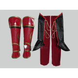 League of Legends Foxfire Ahri Black Red Cosplay Costume2