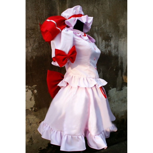 Touhou Scarlet Weather Rhapsody Remilia Scarlet Pink Cosplay Costume