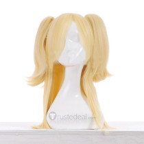 Black Butler Kuroshitsuji Alois Trancy Girl Genderband Blonde Ponytails Cosplay Wig