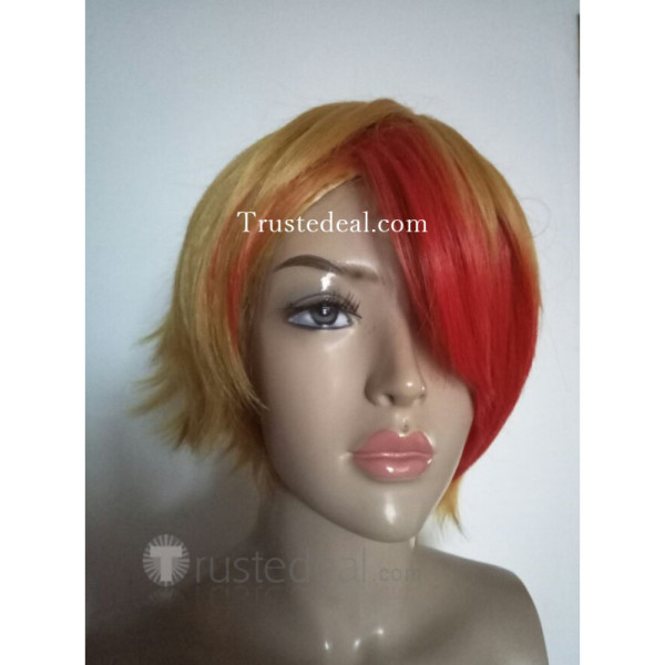 Yuri on Ice Minami Kenjirou Blonde Red Cosplay Wig