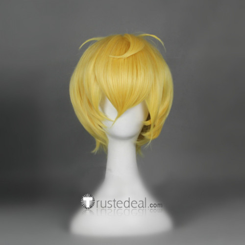 Vocaloid Oliver Yellowish Blonde Cosplay Wig