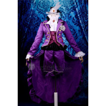 Black Butler Kuroshitsuji Alois Trancy Purple Cosplay Costume