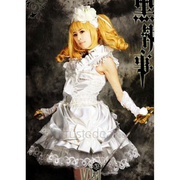 Black Butler Elizabeth Middleford White Gorgeous Formal Dress