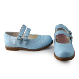 Wine Red Flats Lolita Shoes