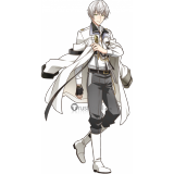 Tsukiuta Procellarum Shimotsuki Shun Grey White Cosplay Wig