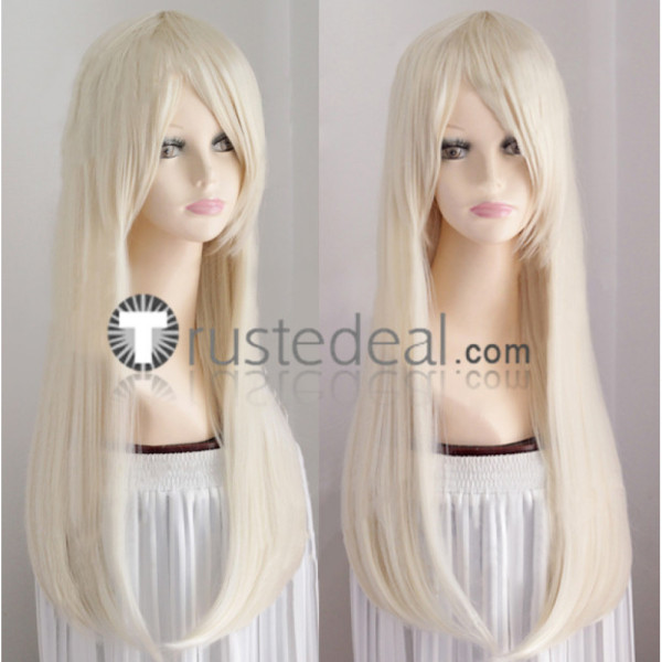Inu x Boku SS Yukinokouji Nobara Long Pale Blonde Cosplay Wig