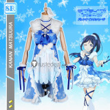 Hanamaru Kanan Ruby You Mari Yoshiko Fun in the Snow Cosplay Costume