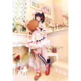 Love Live Valentines Day Nico Yazawa Maid Cosplay Costume