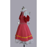 Cardcaptor Sakura Red White Battle Uniform Cosplay Costume
