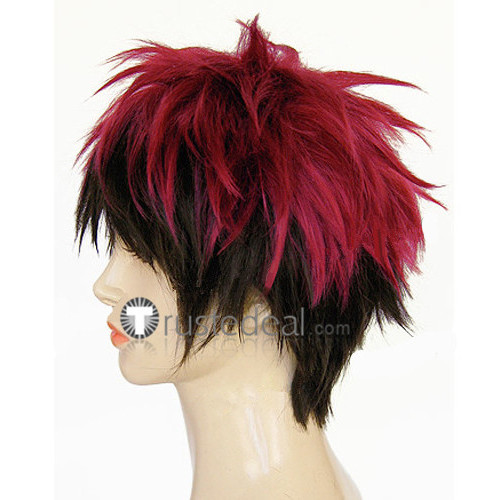 Kurokos Basketball Seirin Kagami Taiga Red Black Cosplay Wig