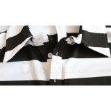 Prison School Fujino Kiyoshi One-piece Stripe Jumpsuit Prison Uniform Cosplay Costume