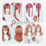 Chainsaw Man Makima Angel Devil Red Brown Orange Cosplay Wigs