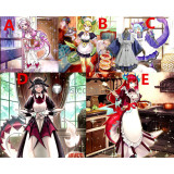 YuGiOh Dragonmaid Nurse Laundry Kitchen Parlor Chamber House Maid Cosplay Costumes