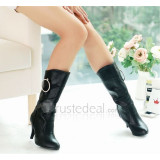Top quality nuback high heel pumps boots(JYy826)