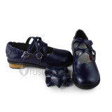 Shiny Mint Bow Cute Princess Shoes