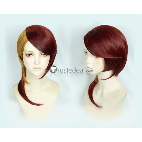 Land of the Lustrous Houseki no Kuni Rutile Golden-Yellow Red Cosplay Wig