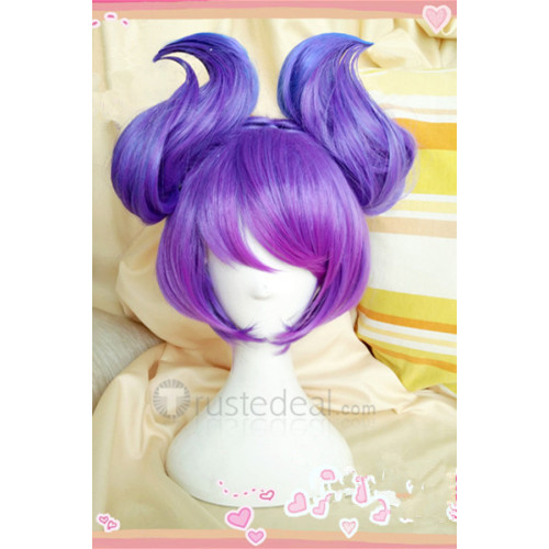 League of Legends LOL Lux Dark and Mystic Elementalist Cosplay Wig
