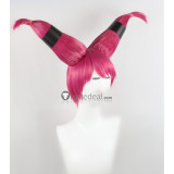 Tales of the Teen Titans DC Comics Jinx Pink Styled Cosplay Wig
