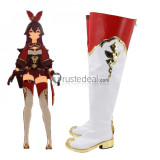 Genshin Impact Traveler Aether Sora Amber Diona Beidou Xingqiu Cosplay Shoes Boots