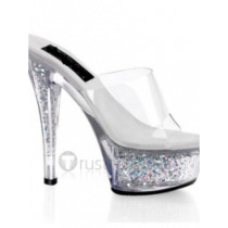 Imported PVC Upper High Heel Open-toes Platform Sexy Sandals(99-51)