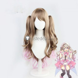 Vtuber Virtual YouTuber Hololive Hinata Cocomi Tokoyami Towa Purple Pink Ponytails Cosplay Wigs