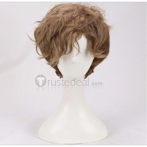 Fantastic Beasts Newt Scamander Brown Curl Cosplay Wig