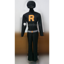 Pokemon Team Rocket Grunts Male Female Black Cosplay Costumes