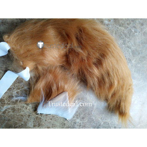Commission Arcana Heart Nazuna Inuwaka Cosplay Wig Ears Tail